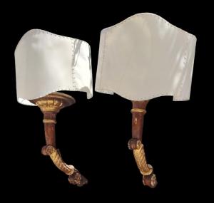  coppia di applique italiane impero del XIX secolo